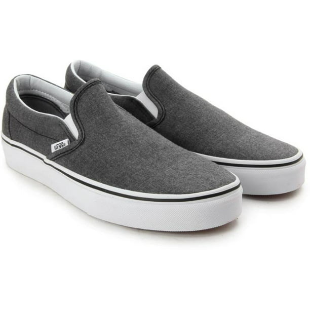 Vans Classic Slip On Suiting Gray Men's Shoes Size 7 -