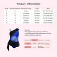 thumbnail image 7 of iiniim Girls Sparkly Lyrical Dance Sleeveless Asymmetrical Gymnastics Leotard Ruched Ballet Dress Dusty Pink 14, 7 of 7