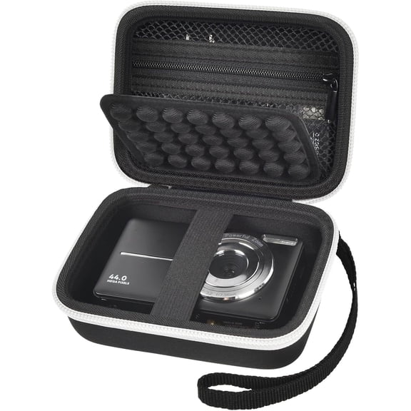 Digital Camera Case for CAMKORY/for Kodak Pixpro/for VAHOIALD. Vlogging Cameras Storage Holder for Accessories (Box Only) - Black