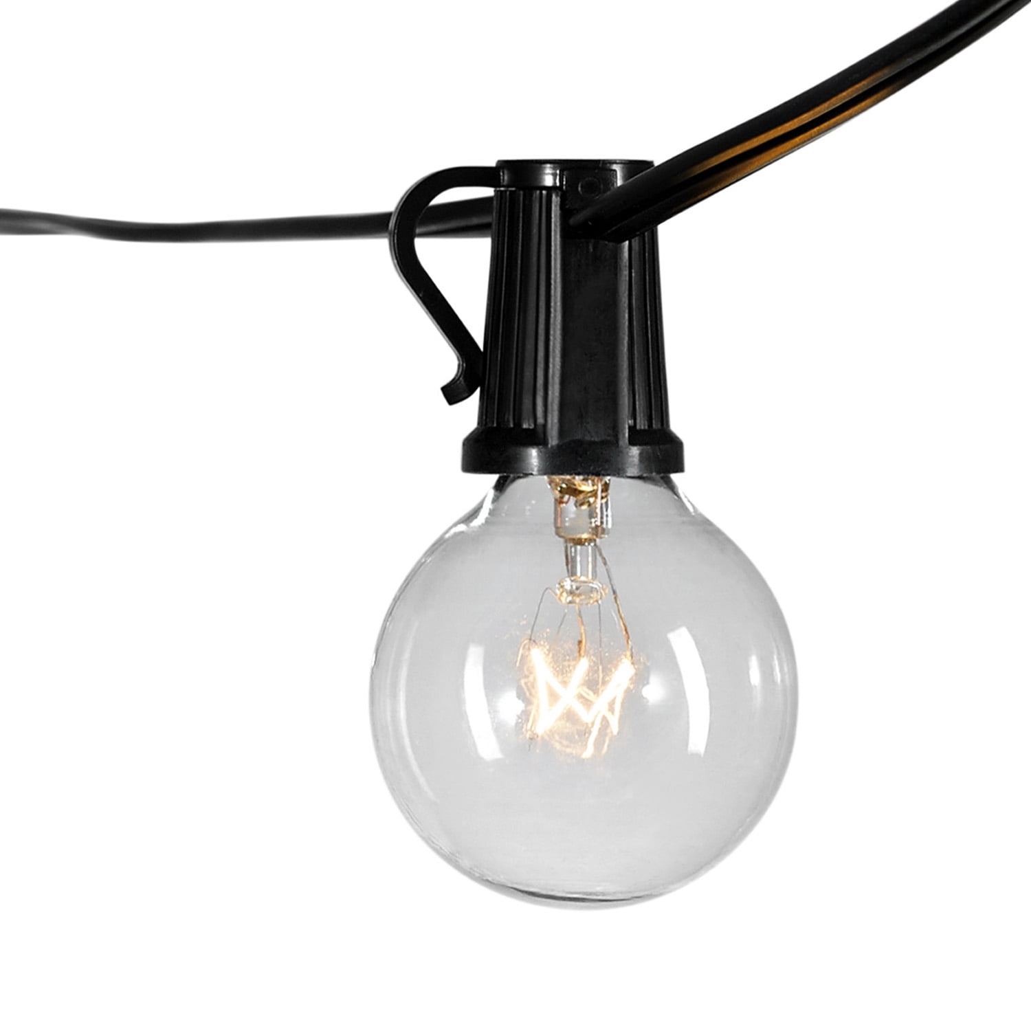 Globe Electric Monaco 25-Light 25 ft. Indoor/Outdoor Plug-In String Light, Bulbs Included