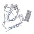 thumbnail image 1 of 5 Pcs -38 Wired Door Window Sensor Magnetic Switch For Home Alarm System,When Sensor Together,Normally Closed Nc,5 x -38 Wired Door Window Sensor,White, 1 of 8