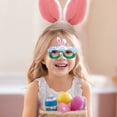 thumbnail image 2 of TSADFHJI Funny Cute Easter Party Glasses Kids Easter Glasses Easter Bunny Glasses Funny Chick Kids Glasses Glasses Frames Easter Party Glasses Photo Props Easter Accesso One Size Dark Green, 2 of 5