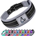 thumbnail image 1 of Joytale Collar Para Perros Grandes Collares Para Mascotas De Neopreno Acolchados Y Ajustables Reflectantes Anchos Y Resistentes Con Hebilla De Cinturón De Metal Duradera Para Caminar Negro L, 1 of 1