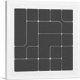 thumbnail image 1 of ARTCANVAS Mid-Century Modern Irregular Puzzle Cube Canvas Art Print - Size: 26" x 26" (1.50" Deep), 1 of 9