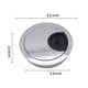 thumbnail image 5 of 1pc Cable Hole Cover For Desk Metal Grommet Table Cable Tidy Wire Hole Cover Chrome Brush 50/53/60mm Detachable Precise Buckle, 5 of 11