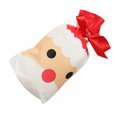 thumbnail image 5 of Envoltura con cordón de Navidad Bolsas de plástico para regalo Bolsa de galletas Bolsa de regalo de comida para fiesta de Navidad Papá Noel de nariz roja Sweethay  HA000377-05, 5 of 5
