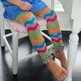 thumbnail image 4 of Jefferies Socks Girls Baby Ruffle Stripe Chevron Dot Pattern Cotton Tights 1 Pack, 4 of 4