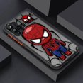 thumbnail image 3 of Matte Case for Samsung Galaxy M62 M53 M52 M51 M33 M32 M31 M30S M23 5G J8 J7 J6 J5 Case Funda Coque Marvel Avengers Anime Cartoon, 3 of 5