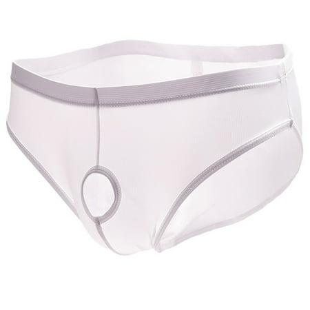 

Men Briefs Sexy Hollow U Convex Cool Underwear Low Waist Panties Underpants