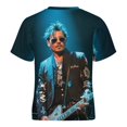 thumbnail image 5 of Johnny Depp Kids Short Sleeve Tee Shirt Novelty Crewneck T-Shirts Unisex Summer Blouse Tops for Boys Girls 100CM, 5 of 8