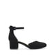 thumbnail image 2 of Zapatos de Tacón Bajo con Bloque Nubuck Negro para Mujer DREAM PAIRS, 2 of 7