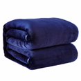 thumbnail image 3 of Super Soft Warm Solid Warm Micro Plush Fleece Blanket Throw Rug Sofa Bedding, 3 of 3