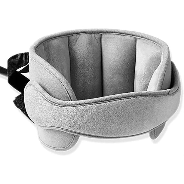 Reposacabezas para niños en el coche, reposacabezas del asiento del coche, reposacabezas del coche, almohada de seguridad ajustable, dormir bien en el coche (gris) Sailing Electrónica
