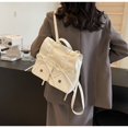 thumbnail image 4 of Mochila Miyagawa Sweet Bow para mujer, nueva moda 2024, mochila plisada coreana, bolso de mano de gran capacidad, informal y sencillo, 4 of 5