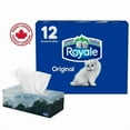 thumbnail image 1 of Royale Original, 2 Ply Facial Tissue, 12 Flat Boxes, 126 Tissues per Box, 1512 tissues per pack, 1 of 4