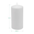 thumbnail image 4 of Pillar Candles Stonebriar, paquete de 3 unidades, 7,6 x 15 cm, 65 h, color blanco, 4 of 8