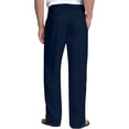 thumbnail image 6 of Horkkom Mens Linen Pants Elastic Waist Solid Color Pants Summer Breathable Casual Pants with Pockets Drawstring S, 6 of 7