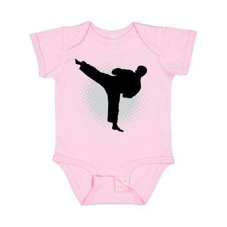 

Inktastic Karate Martial Arts Silhouette Sports Gift Baby Boy Bodysuit