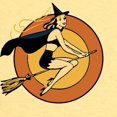 thumbnail image 3 of CafePress - Retro Witch T Shirt - Cute Toddler T-Shirt, 100% Cotton, 3 of 4