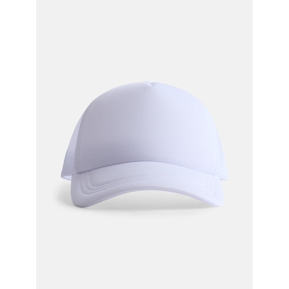 No Boundaries Foam Front Mesh Back- All White