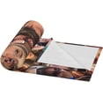 thumbnail image 3 of Flannel Blanket Tates Music McRae Nap Blanket Air Conditioning Blankets Couch Bed Office Blankets Soft and Cozy 40"X30", 3 of 6