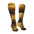 thumbnail image 3 of KLL Sunflower Sunset Rainfall Print Cool Socks Men's Women's Crew Socks Funny Crazy Novelty Stockings, 3 of 8