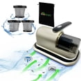 thumbnail image 1 of Aspiradora inalámbrica para colchones MHM: aspiradora de cama con desinfección UV para limpieza profunda, filtro HEPA, aspiradora de mano para dormir, para cama y colchones (dorada), 1 of 5