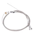 thumbnail image 1 of Stainless Steel Accelerator Throttle Cable, Adjustabale High Performance Rustproof Cable with Smooth Throttle Response, Cut for Universal Fit, 1 of 7