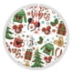 thumbnail image 1 of Faldas para árbol de Navidad de 30 pulgadas con texto "Merry Christmas", tapete para árbol de Navidad para vacaciones de invierno, falda para árbol de Navidad para decoraciones navideñas rústicas, 1 of 8