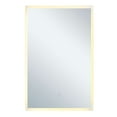 thumbnail image 3 of Bathroom Medicine Cabinet, Aluminum, Recessed/Surface Mount, 20" x 30", 1 Door, Right Hinged, Mirrored w/LED, 3 of 13