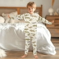 thumbnail image 6 of joogoo Cartoon Alligators Pajamas Set Long Sleeve Soft Cotton Sleepwear 2 Piece 18M, 6 of 7