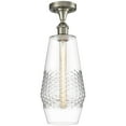 thumbnail image 2 of Innovations Lighting  Windham - 1 Light 7" Semi-Flush Mount Black Antique Brass/White, 2 of 5