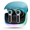 thumbnail image 1 of VEATOOL Wireless Bluetooth Headset,Mic Dual con Cancelación de Ruido ENC,80H de Uso,luces RGB, 1 of 10