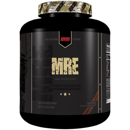 MRE Real Whole Food Meal Replacement - Fudge Brownie (7.15 Lbs. / 25 Servings)