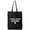 Black, variant on I Like Food & Kpop Cotton Canvas Tote Bag
