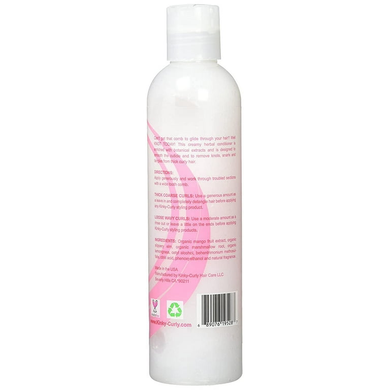 Kinky Curly Knot Today Natural Leave In Detangler Size 8 oz