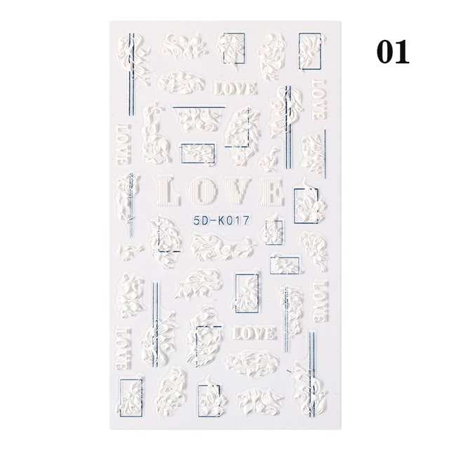 Pegatina De Uñas 5D Con Estampado De Mariposas Coloridas Para Decoración De Arte Diy Gao Jinjia unisex