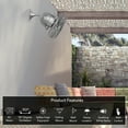 thumbnail image 3 of Matthews Fan Company KC-BN Kaye 13” Brushed Nickel Wall Mount/Ceiling Fan with 3 Blades, Wall Control, Damp Rated, 3 of 10