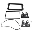 thumbnail image 2 of Dash Fascia, Decoration 2PCS Gapless 178x102mm Interior Radio Face Plate Replacement For Seat Altea 2012+ For Car, 2 of 8