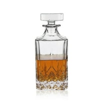 Viski Admiral Liquor Decanter, Bourbon Scotch Whiskey Decanter Gifts, 30oz