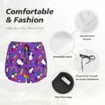 thumbnail image 4 of Balery Rainbow Lgbt Penguin Pantalones cortos deportivos para mujer con forro y dos bolsillos, elásticos, para entrenamiento, gimnasio, yoga-X-Large, 4 of 7