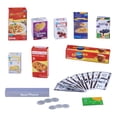 thumbnail image 5 of Teamson Kids Cashier Austin Interactive Cashier Checkout Stand, Wooden Play Register with Conveyor Belt, Shelves, Cooler & 26 Accessories, 5 of 17