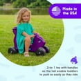 thumbnail image 2 of CarePlay Squirrel Ride On Toy- Purple, 2 of 5