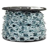 Campbell Chain No. 3/0 in. Single Loop Carbon Steel Lock Single Loop Chain 5/32 in. Dia. x 50 ft - Total Qty: 1