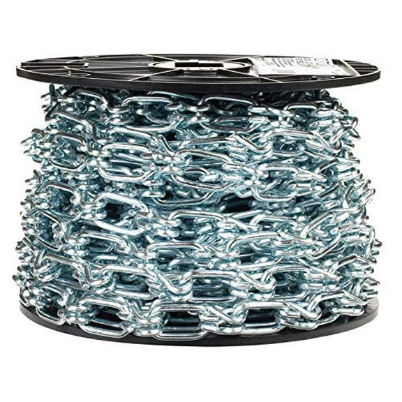 Campbell Chain No. 3/0 in. Single Loop Carbon Steel Lock Single Loop Chain 5/32 in. Dia. x 50 ft - Total Qty: 1