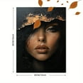 thumbnail image 3 of Abstract Golden Face Canvas Painting Wall Art，Suitable for Living Room Bedroom Office Hotel Restaurant and Cafe Decoration., 3 of 8
