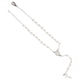 thumbnail image 2 of Collar de Rosario CatholicDivin09 VentDepot 3Pzas 39cm 1x1.5cm Cruz Cuentas 3mm Tipo Perlas Blanco, 2 of 4