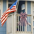 thumbnail image 6 of Qocolhg Large 4th of July Patriotic Bows for Wreath,American Flag Wreath Bows Stars Decor American Flag Bow for Indoor Outdoor,Red with Blue Stars Bunting Independence Day Party Holiday Decorations, 6 of 6
