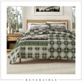 thumbnail image 4 of Great Bay Home Rustic Lodge Patchwork Reversible Reversible Quilt Set With Shams (Twin, Salt Creek), 4 of 6