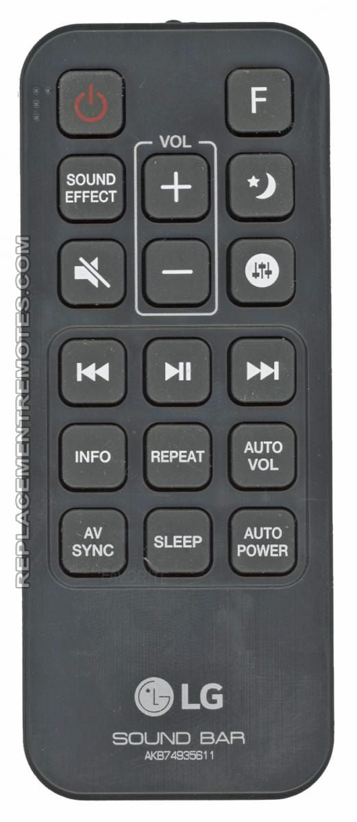LG AKB74935611 (p/n AKB74935611) Sound Bar System Remote Control (new